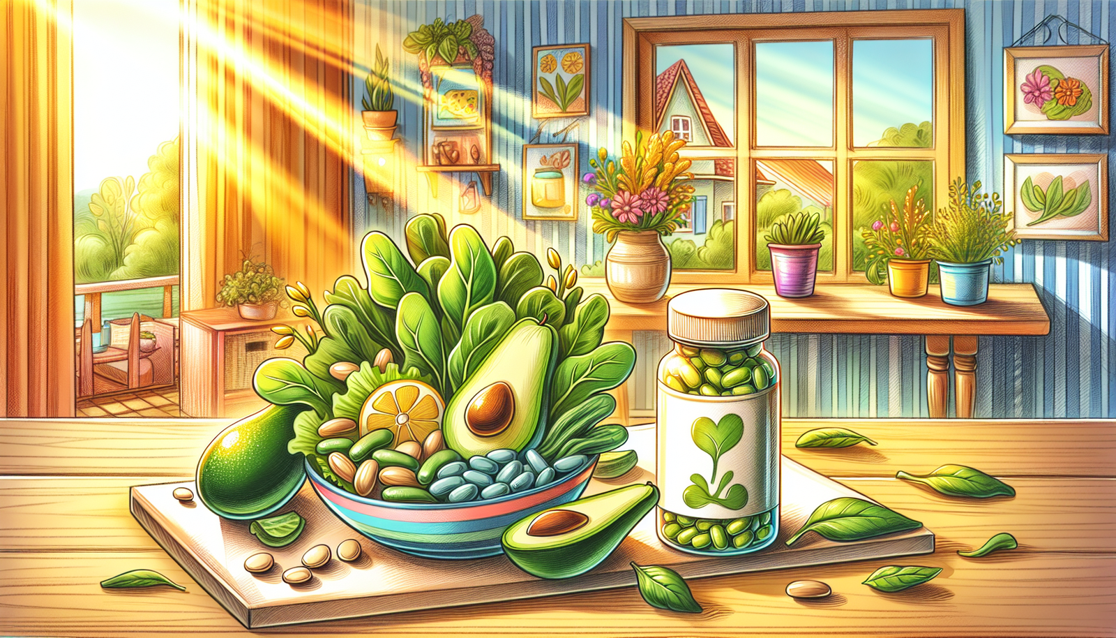 An illustration of dietary recommendations for MTHFR mutations.