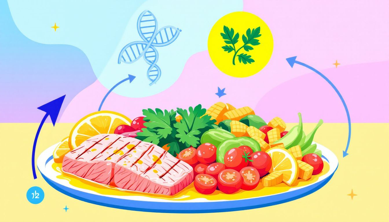 A healthy meal rich in methylated B12 and folic acid.
