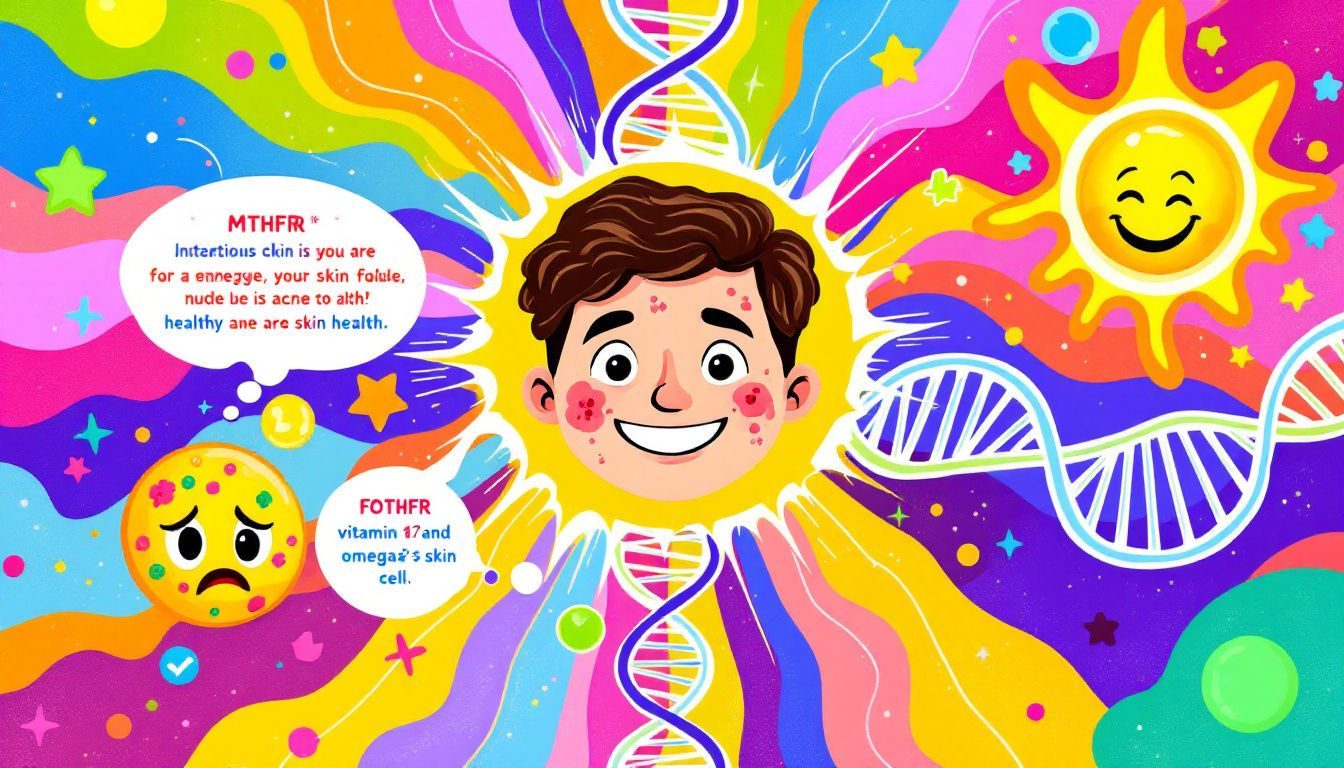 Nutritional support for managing MTHFR-related acne.