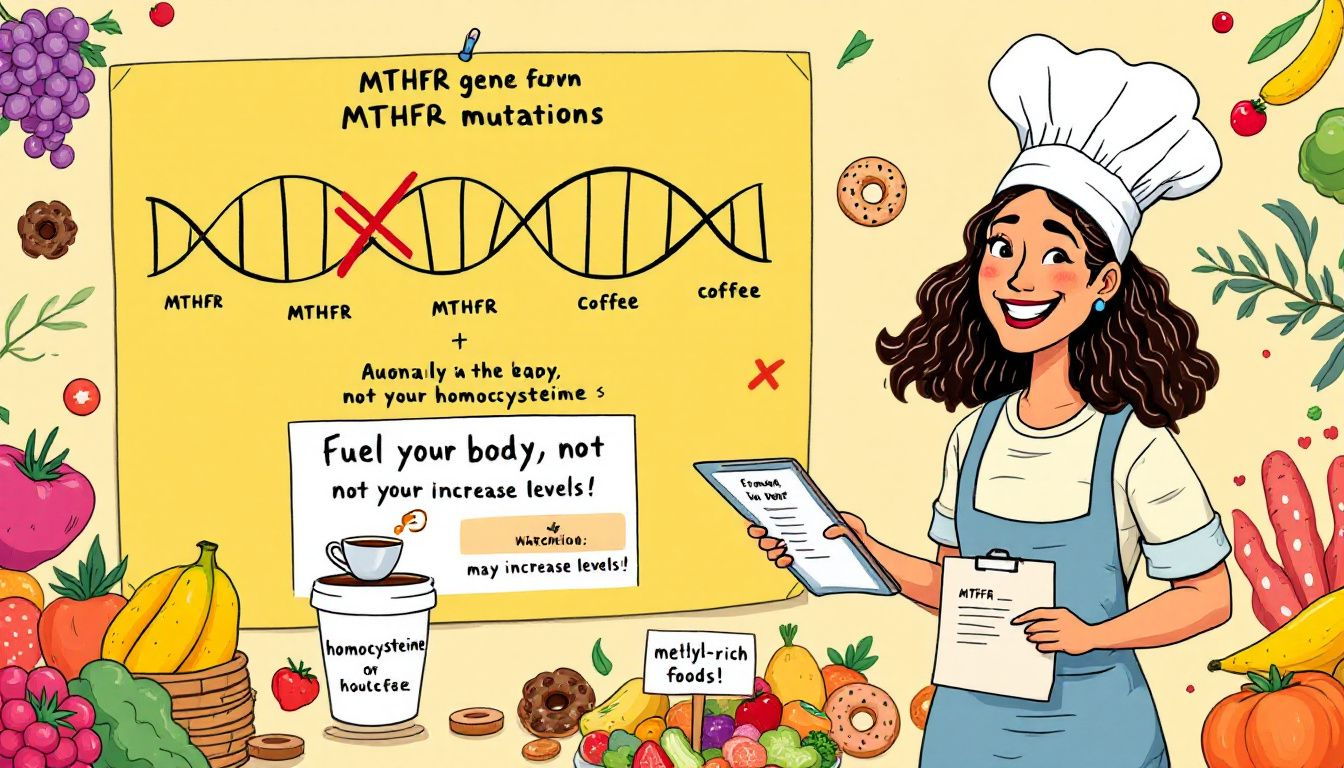 Nutritional foods beneficial for MTHFR mutation.