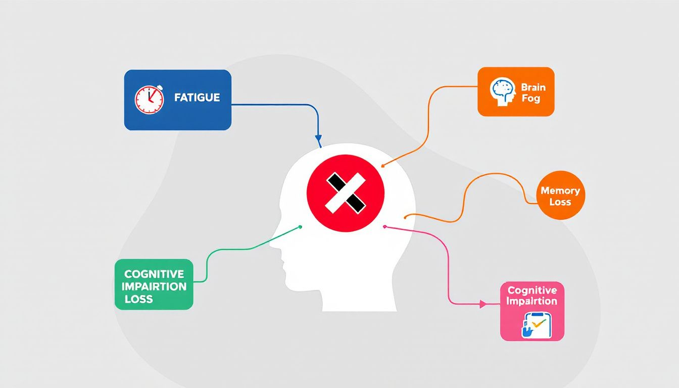 Common symptoms associated with MTHFR-related B12 deficiency.