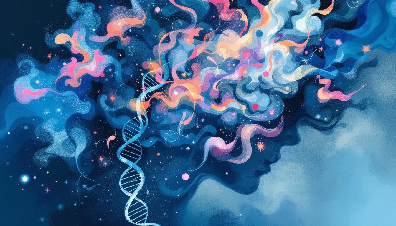 A graphic showing how MTHFR mutations can influence bipolar disorder symptoms.