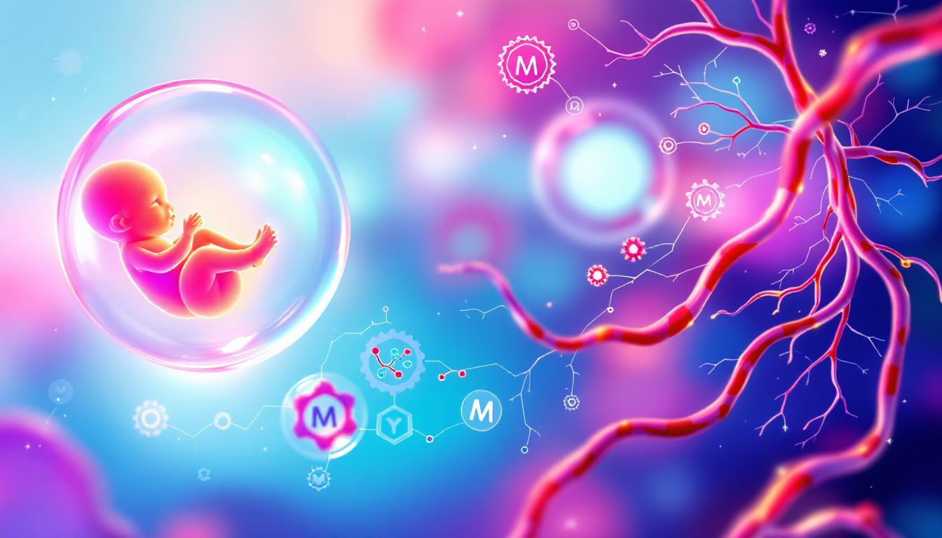 A visual representation of hormonal and vascular health in MTHFR carriers.